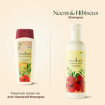 Moha: Anti-Dandruff Neem &amp; Hibiscus Shampoo - 200ml - High Azadirachtin Scalp Microbiome Balance