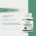 Dr. Satnam’s Arogyam Ayurveda Neem Tablets (500mg, 60 Tablets) | Standardized Bio-Active Neem Extract for Acne, Blood Purification & Immune Support