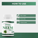 Dr. Satnam’s Arogyam Ayurveda Neem Tablets (500mg, 60 Tablets) | Standardized Bio-Active Neem Extract for Acne, Blood Purification & Immune Support
