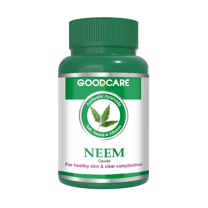 Goodcare Neem Capsules - 60 Capsules for Cholesterol, Blood Sugar Balance, and Liver Health