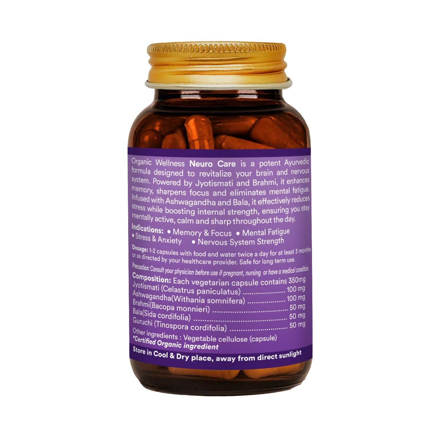 Organic Wellness Neuro Care (90 N Veg Capsules)