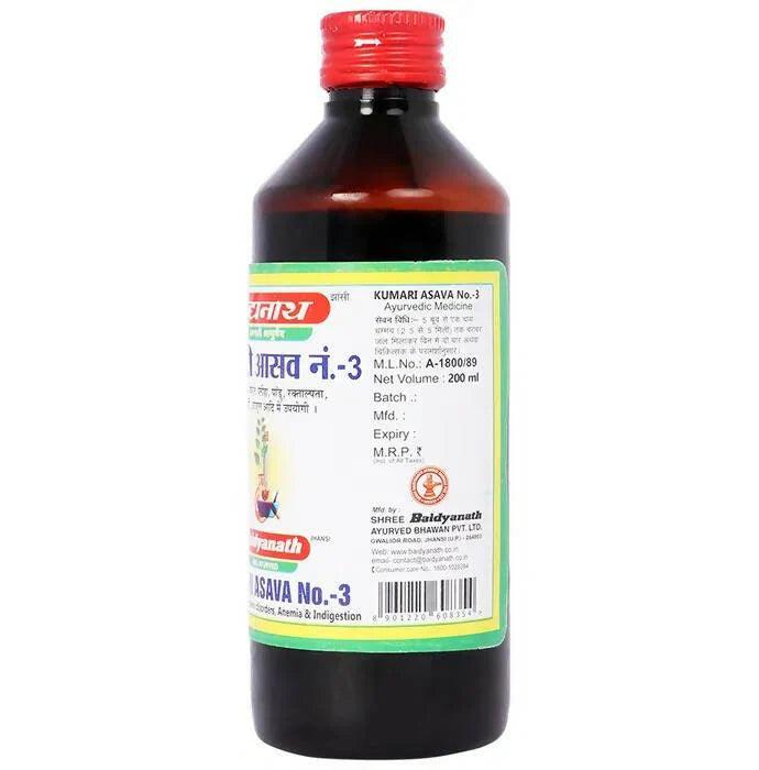 Baidyanath (Jhansi) Kumari Asava No.3 - 200ml