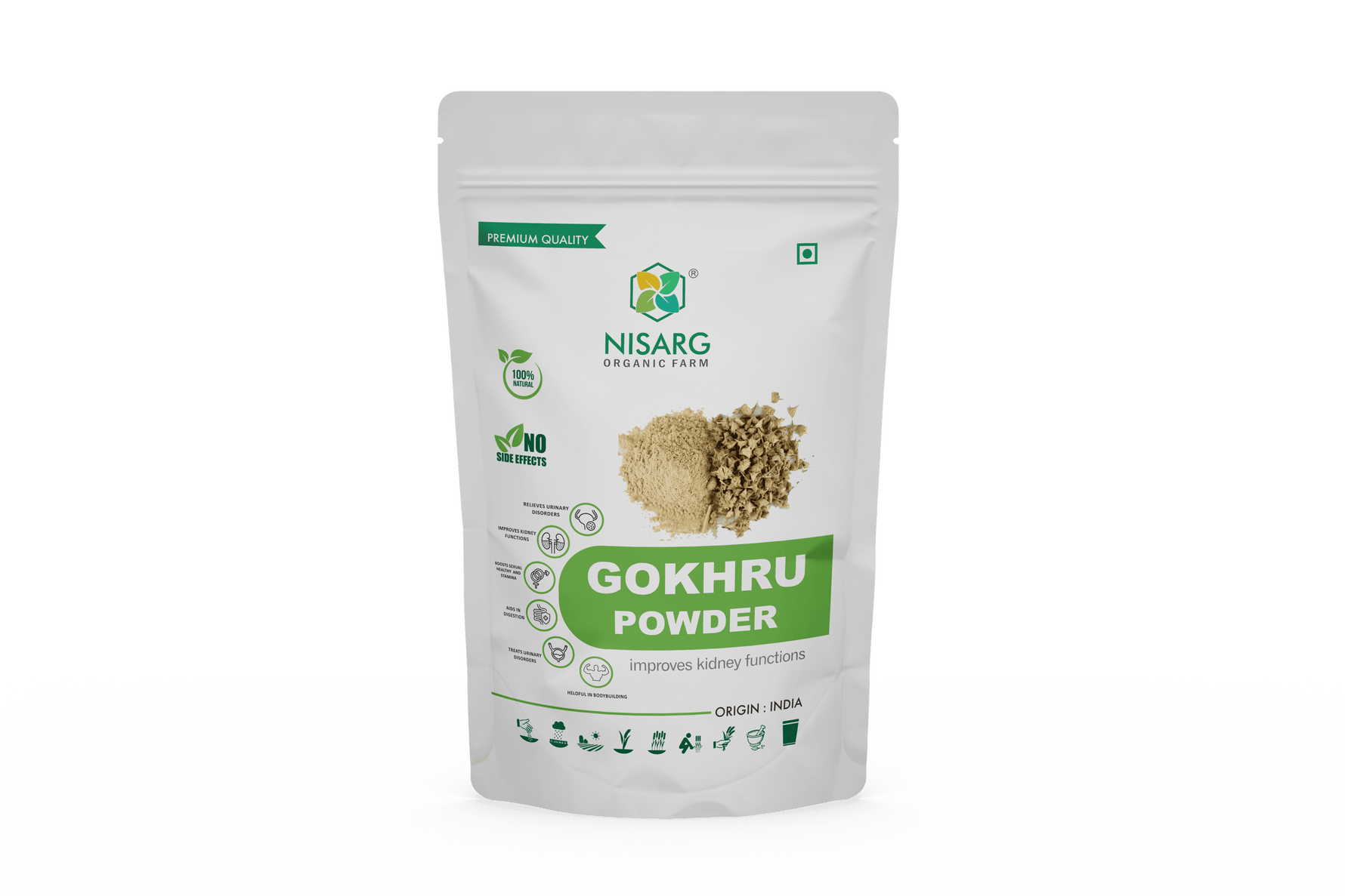 Nisarg Organic Gokhru Powder