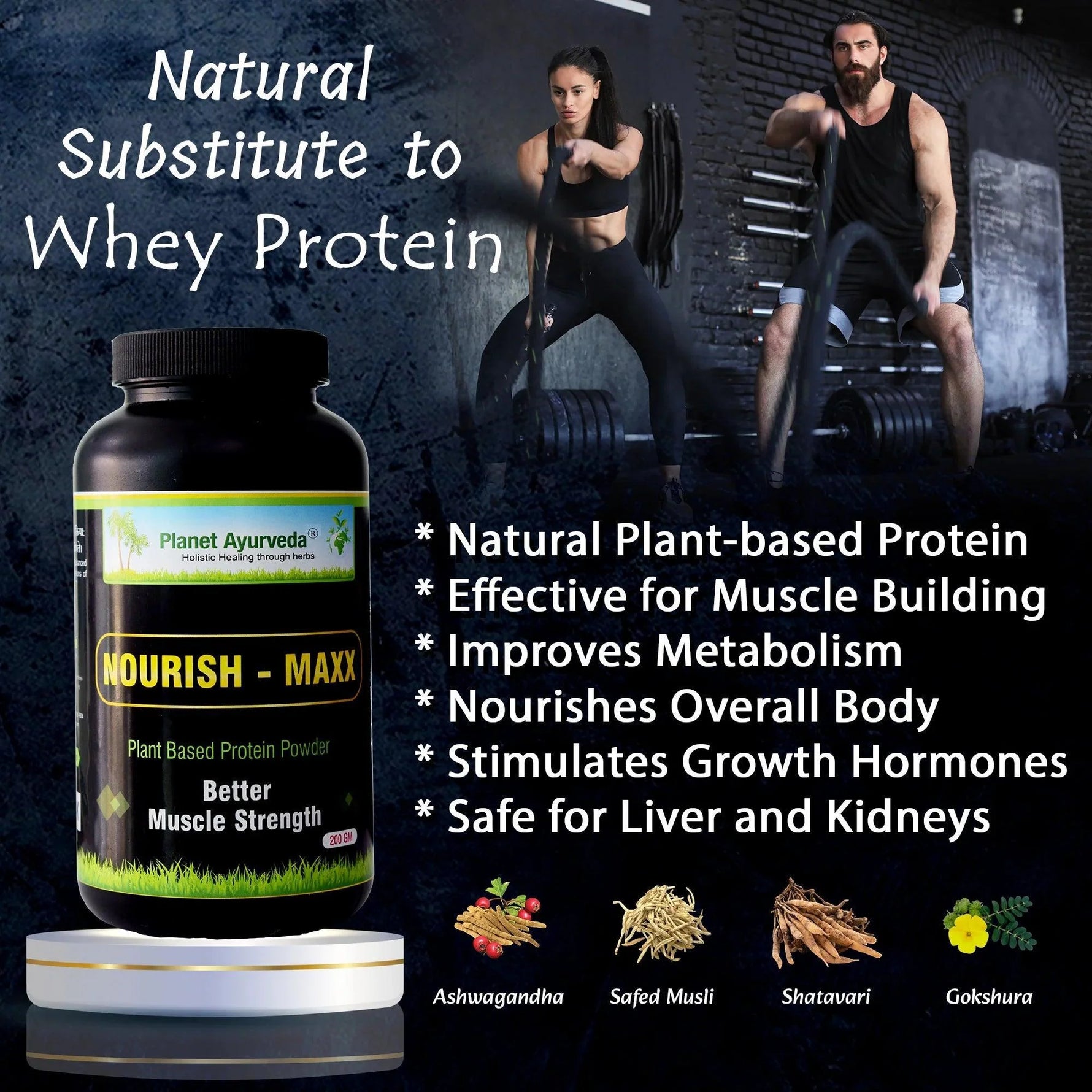 Planet Ayurveda Nourish-Maxx Powder - 200gm Powder