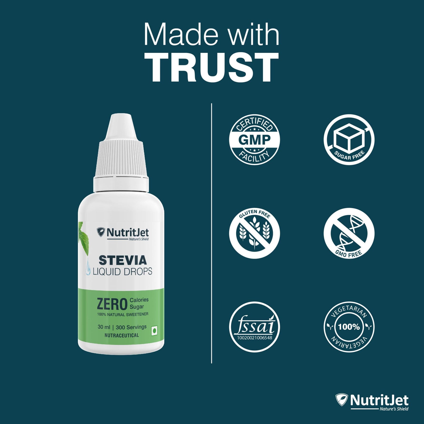 NutritJet Stevia Liquid Drops
