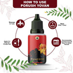 Divya Shree Porush Yovan Oil for Ling Booster, Stamina and Power for Men, Oil Double Power, Sexual Wellness Oil 30ml Oil, Jeevan Care Ayurveda