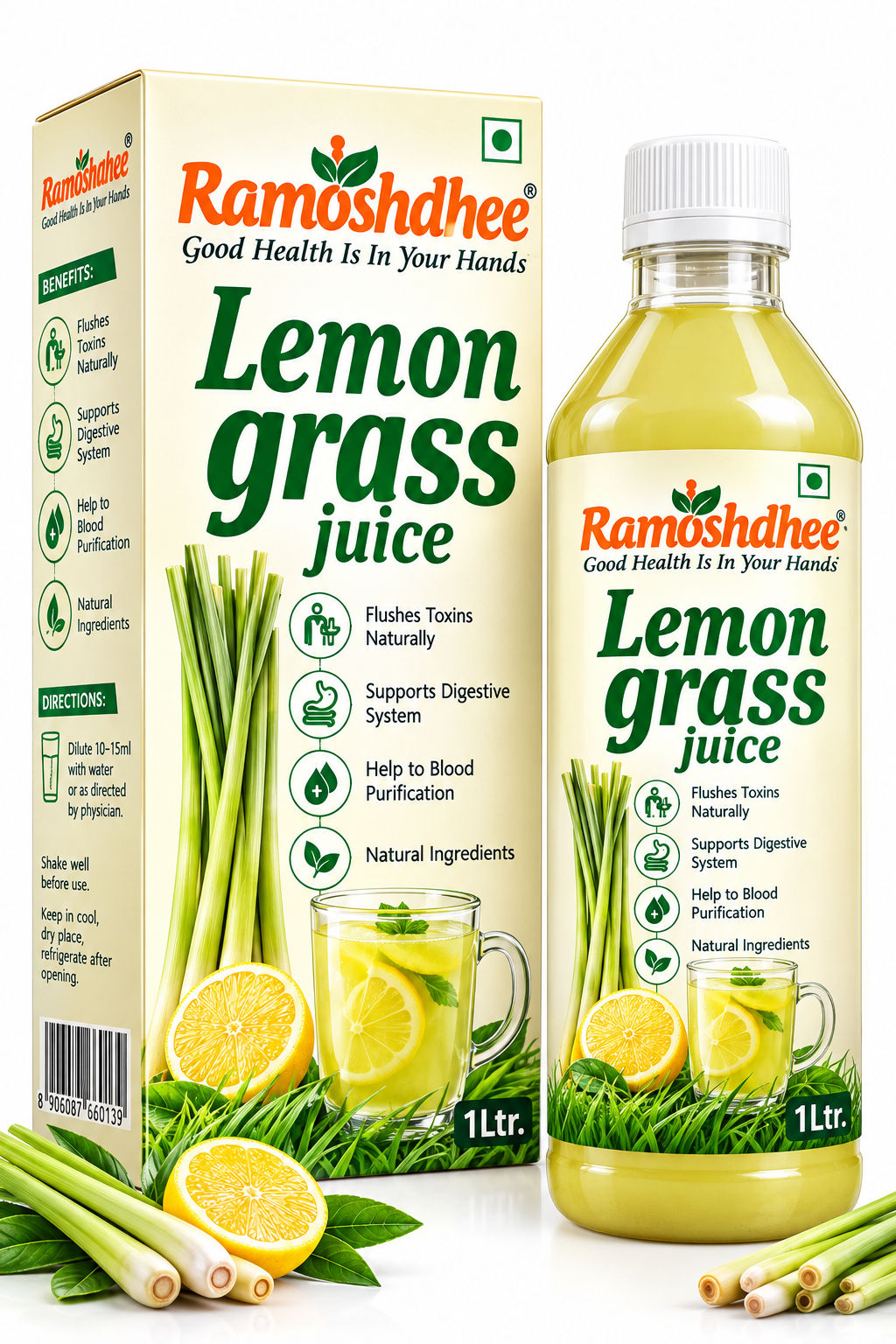 Ramoshdhee Lemongrass Juice 1L