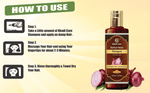 Khadi Care Herbal Onion Shampoo for Hair Fall Control & Growth - 210ml