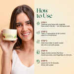 Moha Oil Control Lepa Face Mask - Ayurvedic Anti-Acne Clay Pack for Oily Skin