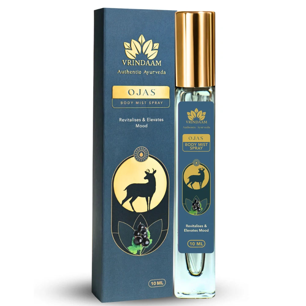 Vrindaam Ojas Therapeutic and Aromatic Body Mist Spray - 10ml