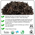 Radhikas Fine Teas Energetic Oolong Leaf - 50 gm