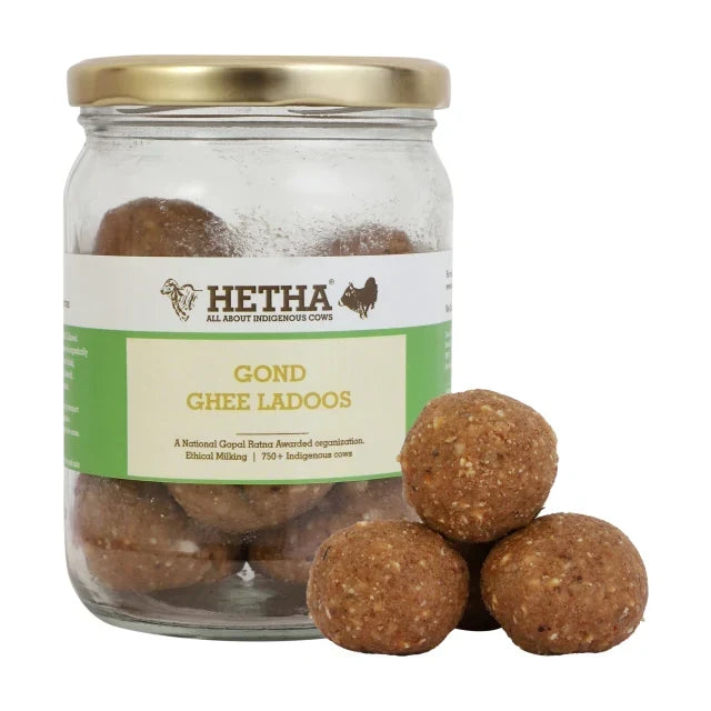 Hetha Gond Ghee Ladoos - 1000g - 36 Pc