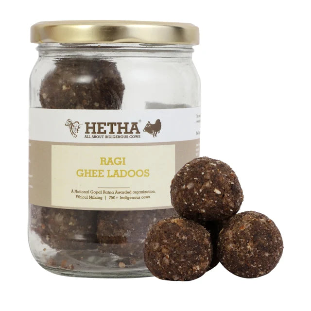 Hetha Ragi Ghee Ladoos - 500 gms 18 pc