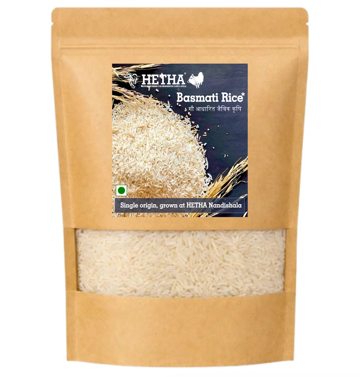 Hetha Basmati Rice - from Certified Organic Paddy - 2kg