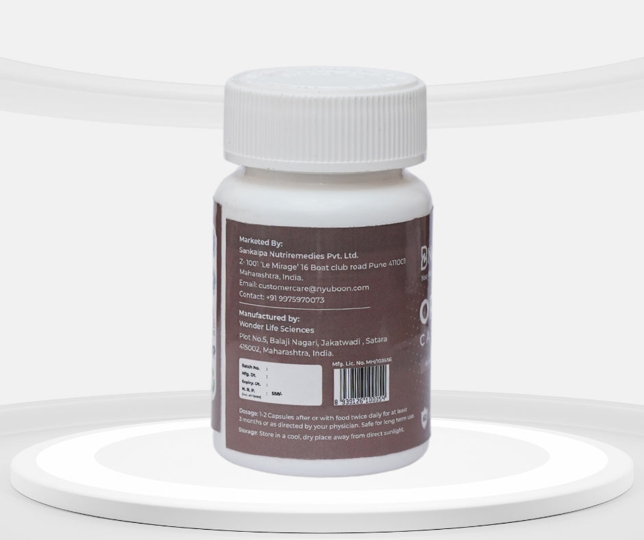 NyuBoon ORTHO B Capsules – Bone, Joint & Musculoskeletal Wellness Support – 60 Capsules