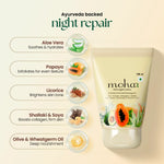 Moha: Overnight Lotion (100ml) - Ayurvedic Night Repair Face Moisturizer for Glowing Skin