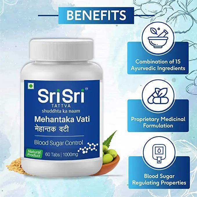 Sri Sri Tattva Mehantaka Vati 1000mg - Pack of 2