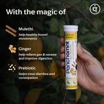 Panchamrit Gut Health Effervescent Tablets | Colon Cleanse & Improves Digestion (20 Each) Zesty Lemon