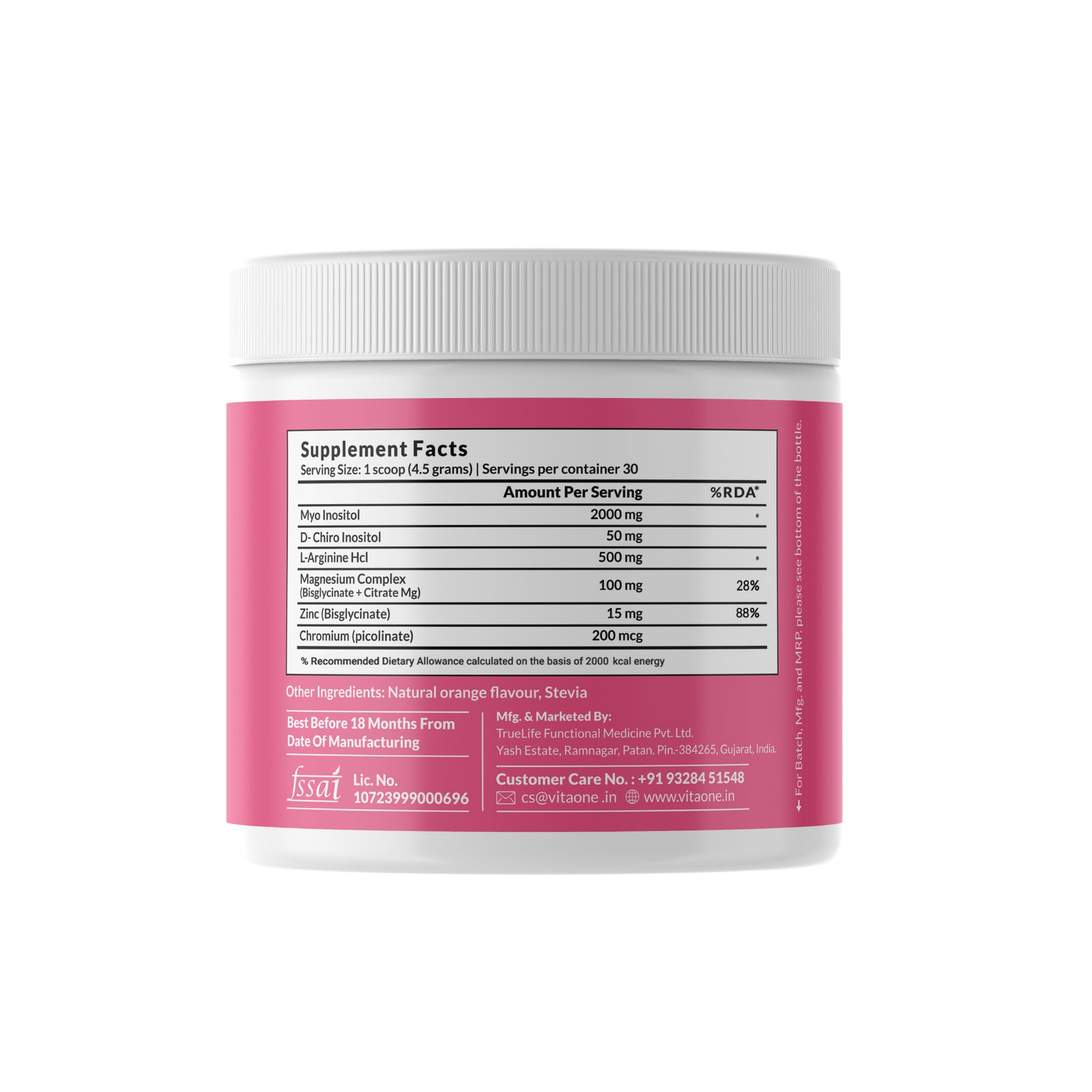 Vitaone PCOS Support Powder - 135gms