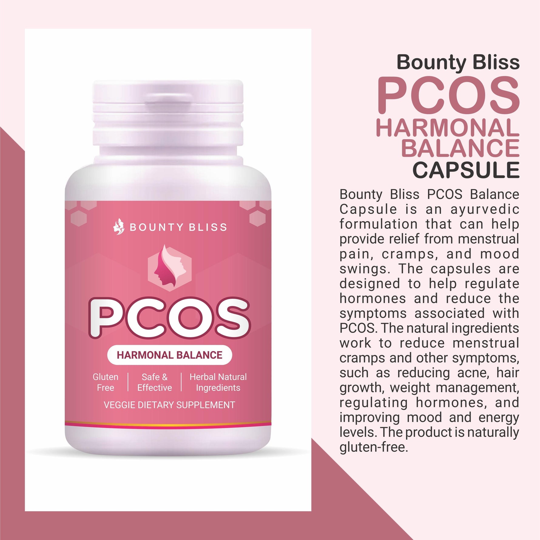 Bounty Bliss PCOS Harmonal Balance Capsules - 60 Capsules
