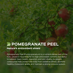Bixa Botanical Pomegranate Peel Powder (Punica Granatum) | Pure Anar Chilka Powder for Gut Health, Antioxidant Defense & Skin Rejuvenation (200g)