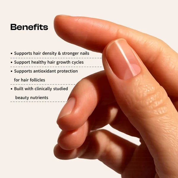 Be. Glossy Supports Healthy Hair & Nails Capsule for Women - 60 Capsules
