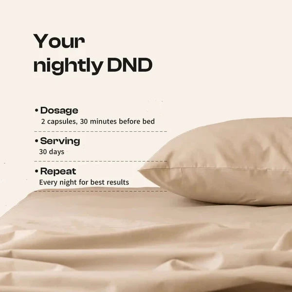 Be. ON DND Supports Healthy Sleep Capsule for Adults - 60 Capsules