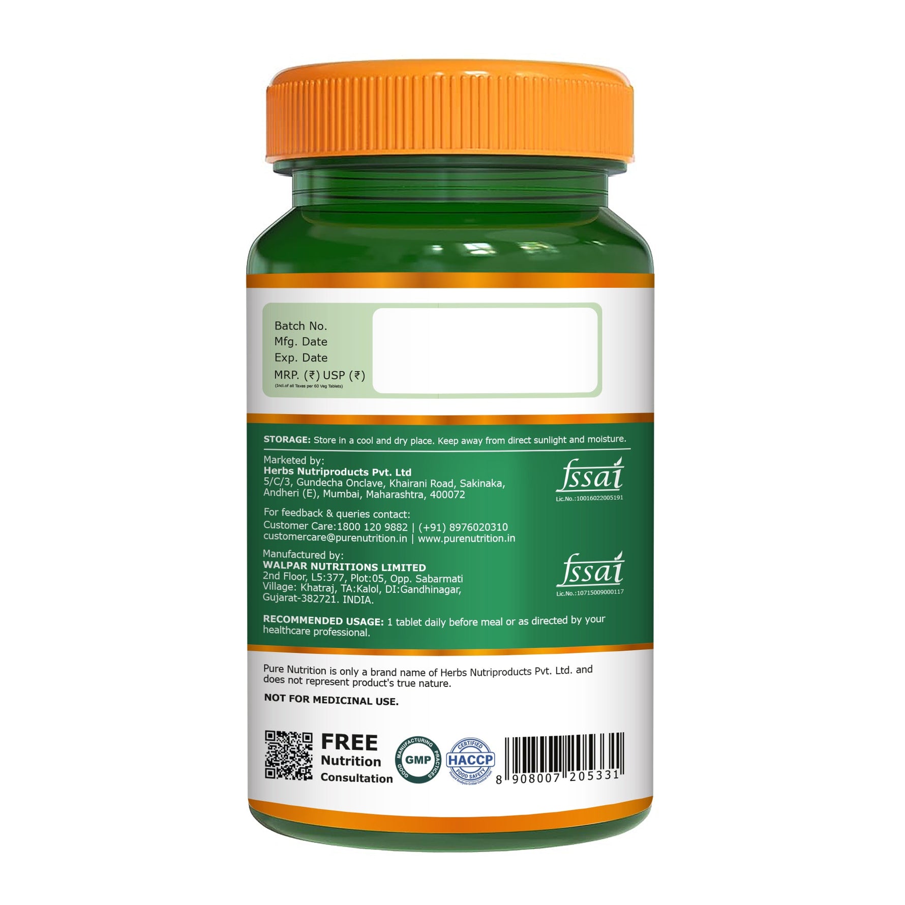 CSK Limited Edition Pure Nutrition Milk Thistle Liver Detox Supplement Tablets - 60 Veg Tablets