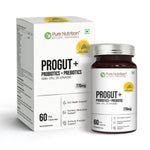 CSK Limited Edition Pure Nutrition Progut+ Probiotics 60 Billion CFU Capsule for Digestion & Gut Health | 60 Capsule