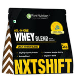 CSK Limited Edition Pure Nutrition NXT SHIFT All-In-One Whey Blend Powder No Added Sugar Belgian Chocolate 1Kg Pouch