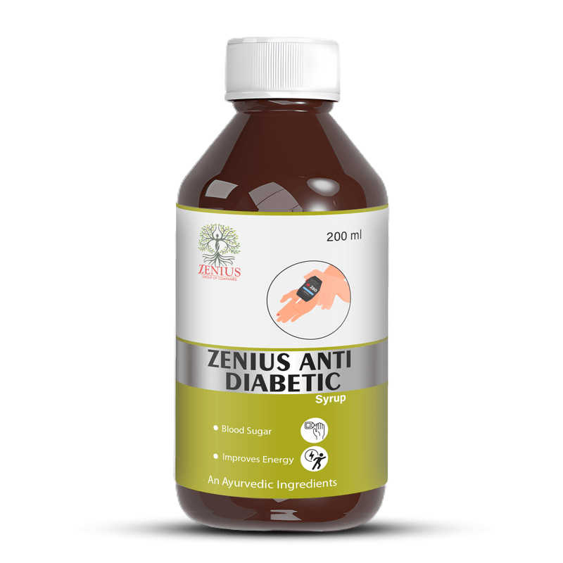 Zenius Anti Diabetic Care Syrup - for Blood Sugar Balance, Energy Boost, and Well-Being - 200ml Syrup