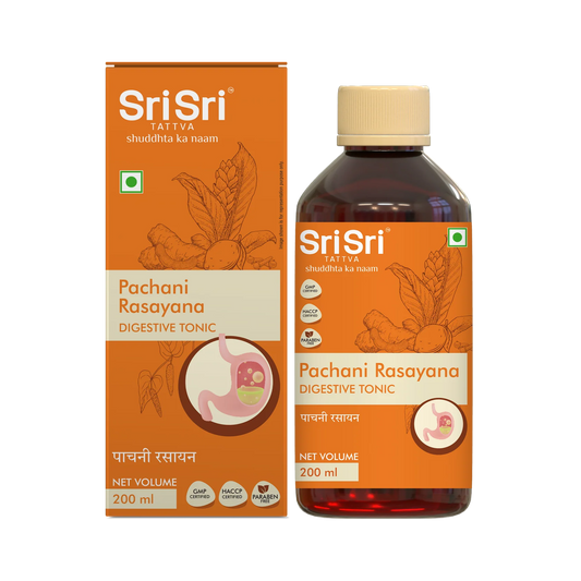 Sri Sri Tattva Pachani Rasayana - Digestive Tonic | In Indigestion, Satiety, Sour Eructation, Bloating and Abdominal Discomfort | 200 ml