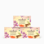 Moha Kesar Chandan Soap Pack of 3 - Saffron & Sandalwood Bars