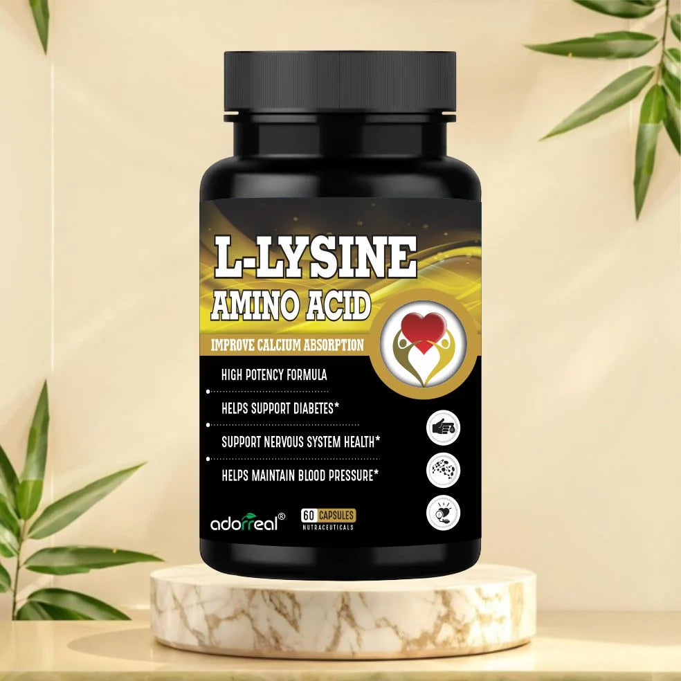 Adorreal L-Lysine Amino Acid Capsule | 60 Capsules
