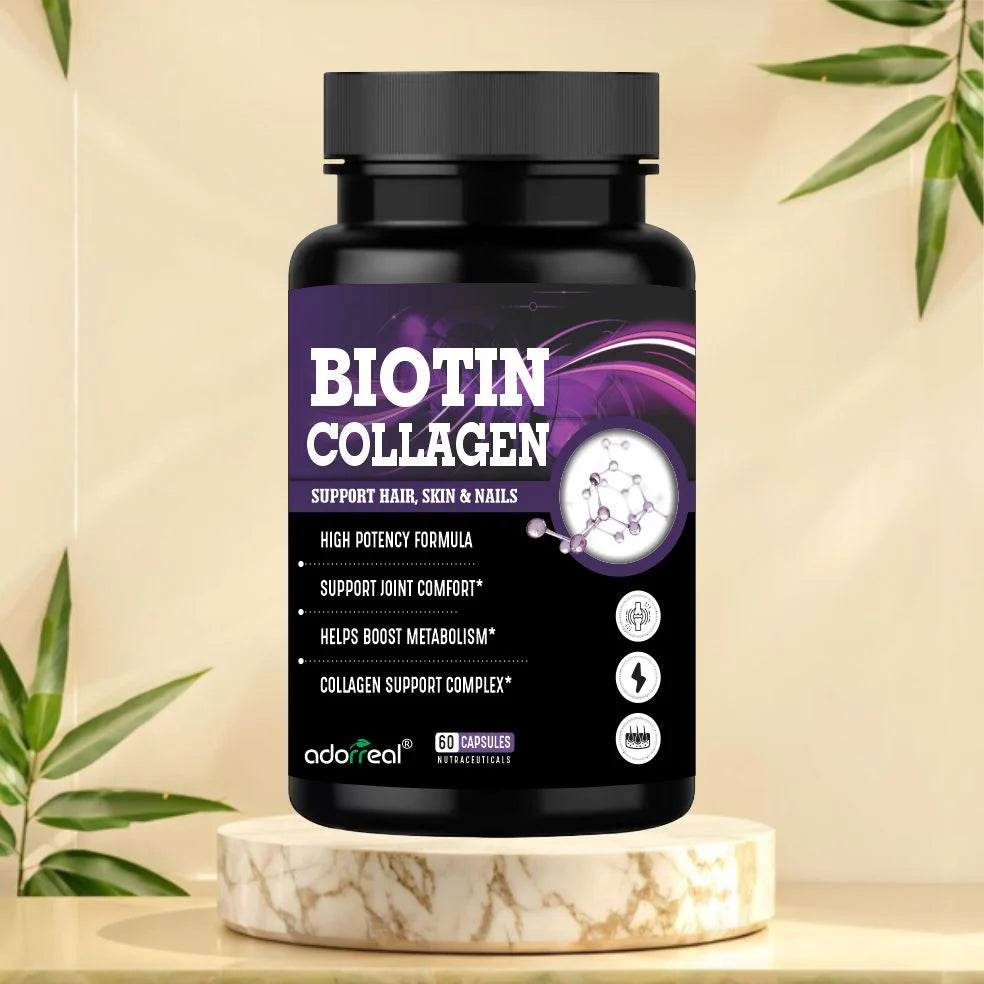 Adorreal Biotin Collagen Capsule | 60  Capsules