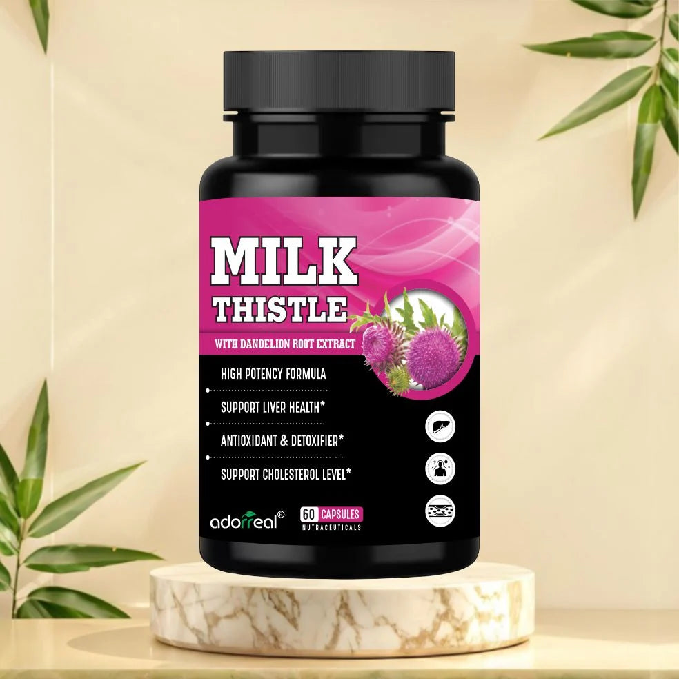 Adorreal Milk Thistle Dandelion Capsule | 60  Capsules