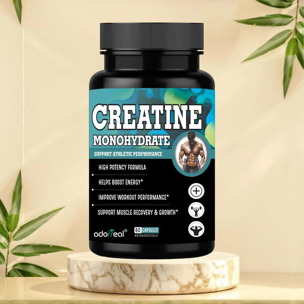 Adorreal Creatine Monohydrate Capsule | 60 Capsules