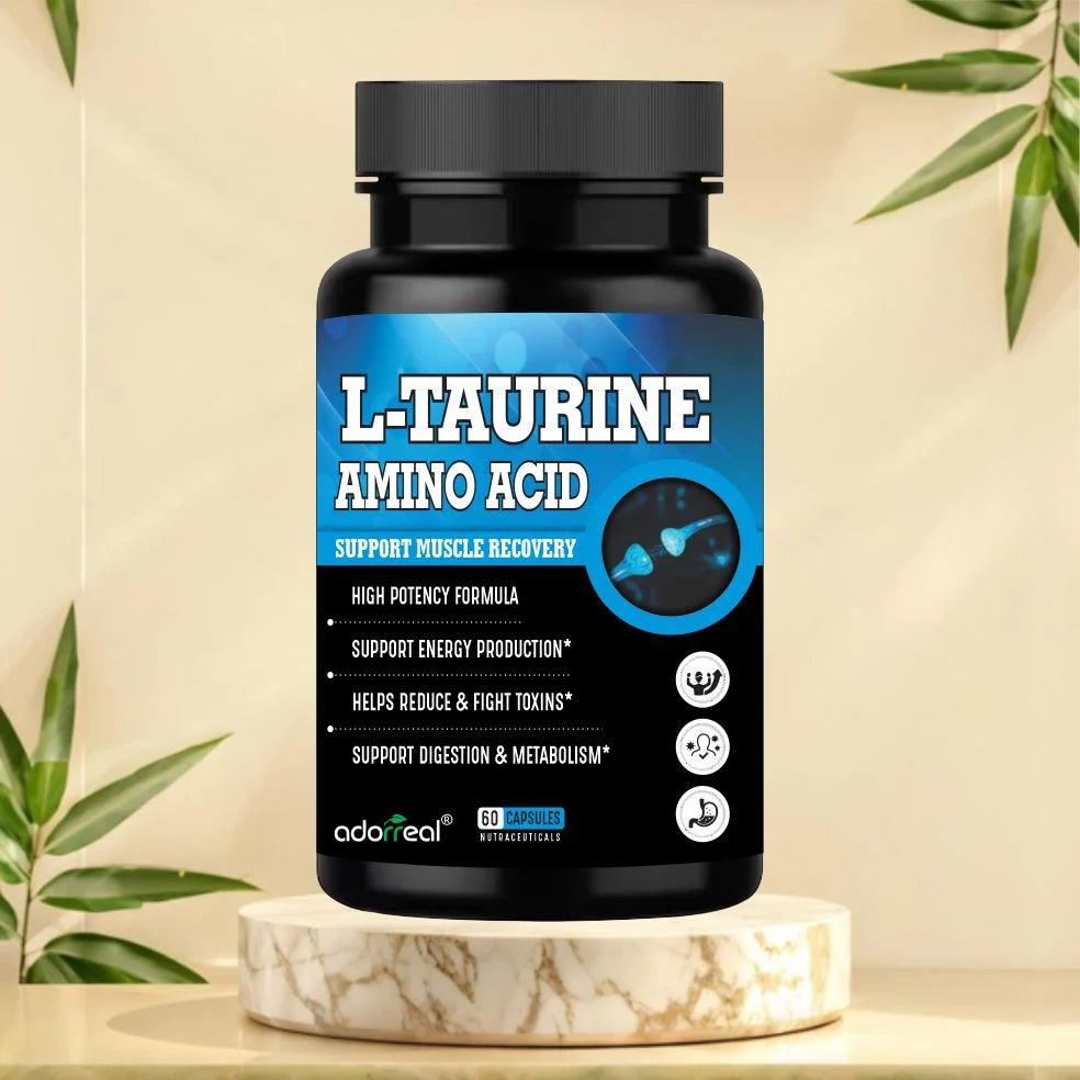Adorreal L-Taurine Amino Acid Capsule | 60 Capsules