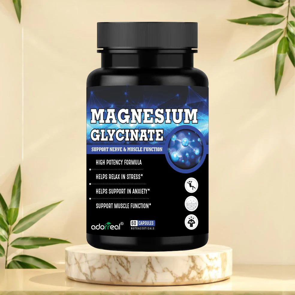 Adorreal Magnesium Glycinate Capsule | 60  Capsules