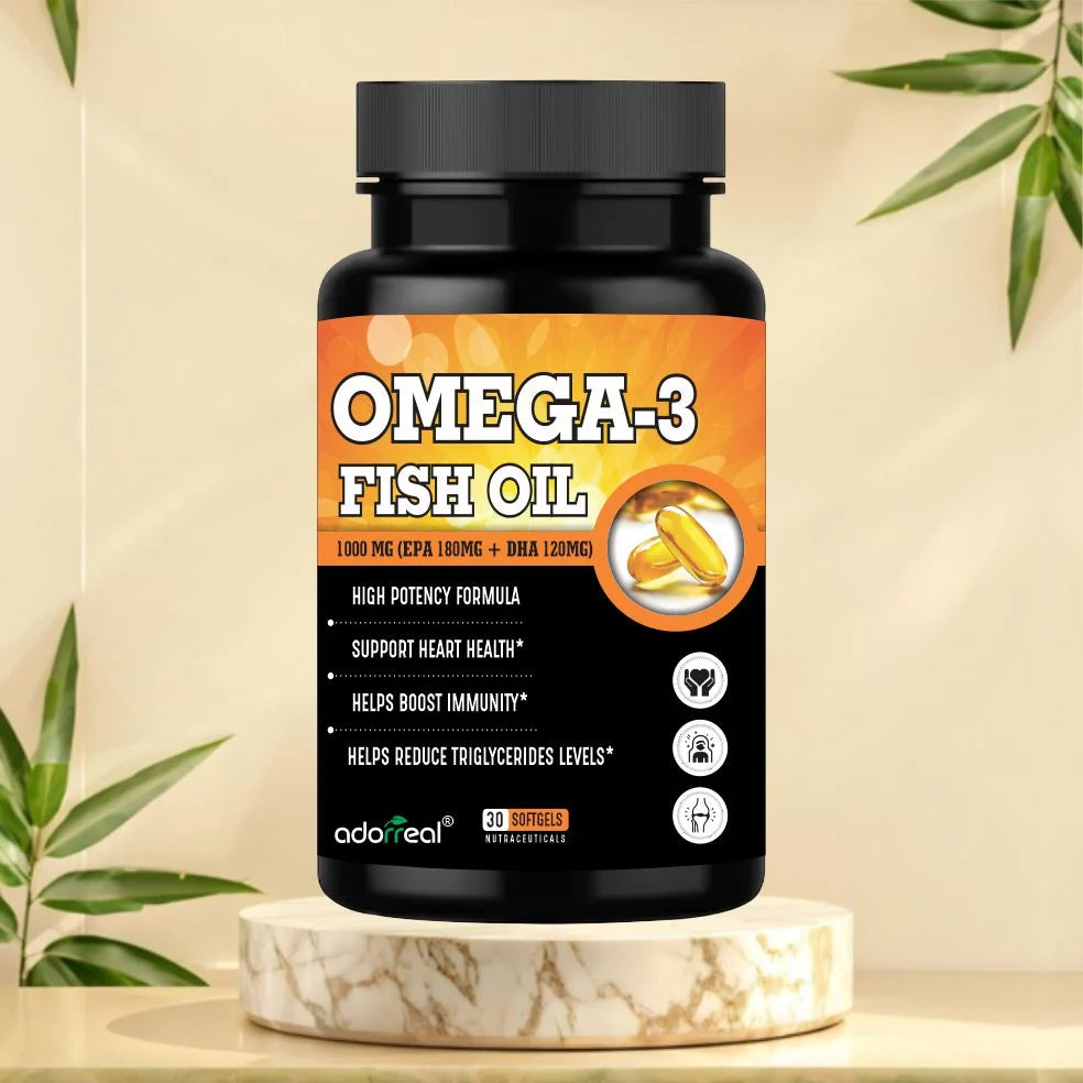 Adorreal Omega-3 Fish Oil EPA 330 + DHA 220 Softgels | 30 Softgels