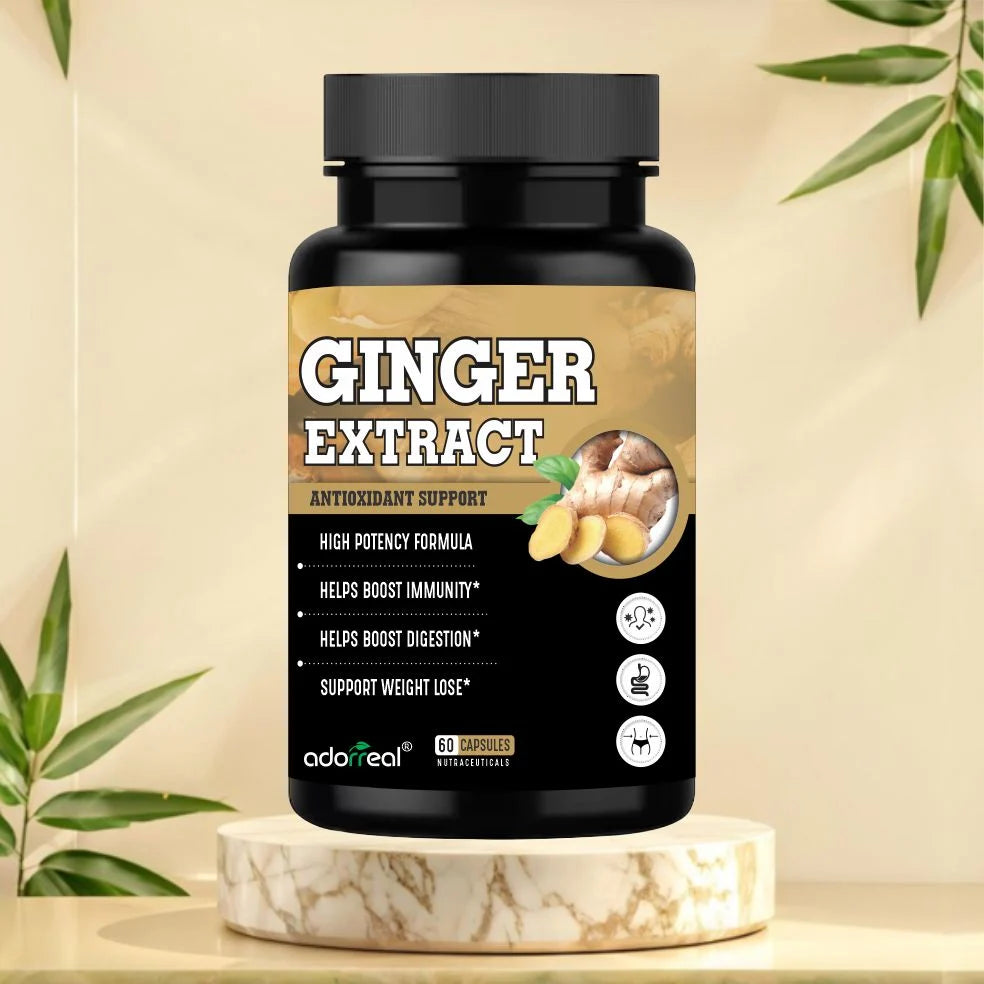 Adorreal Ginger Extract Capsule | 60  Capsules