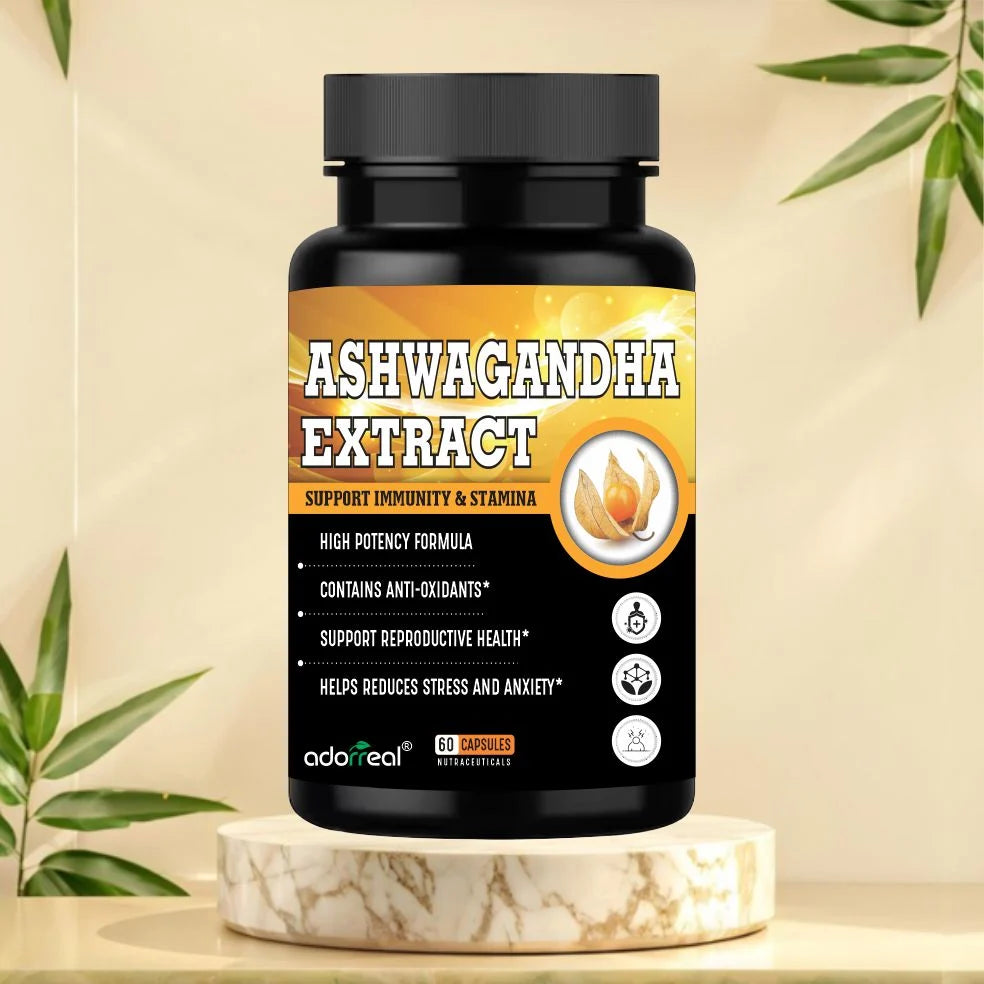 Adorreal Ashwagandha Extract Capsule | 60  Capsules