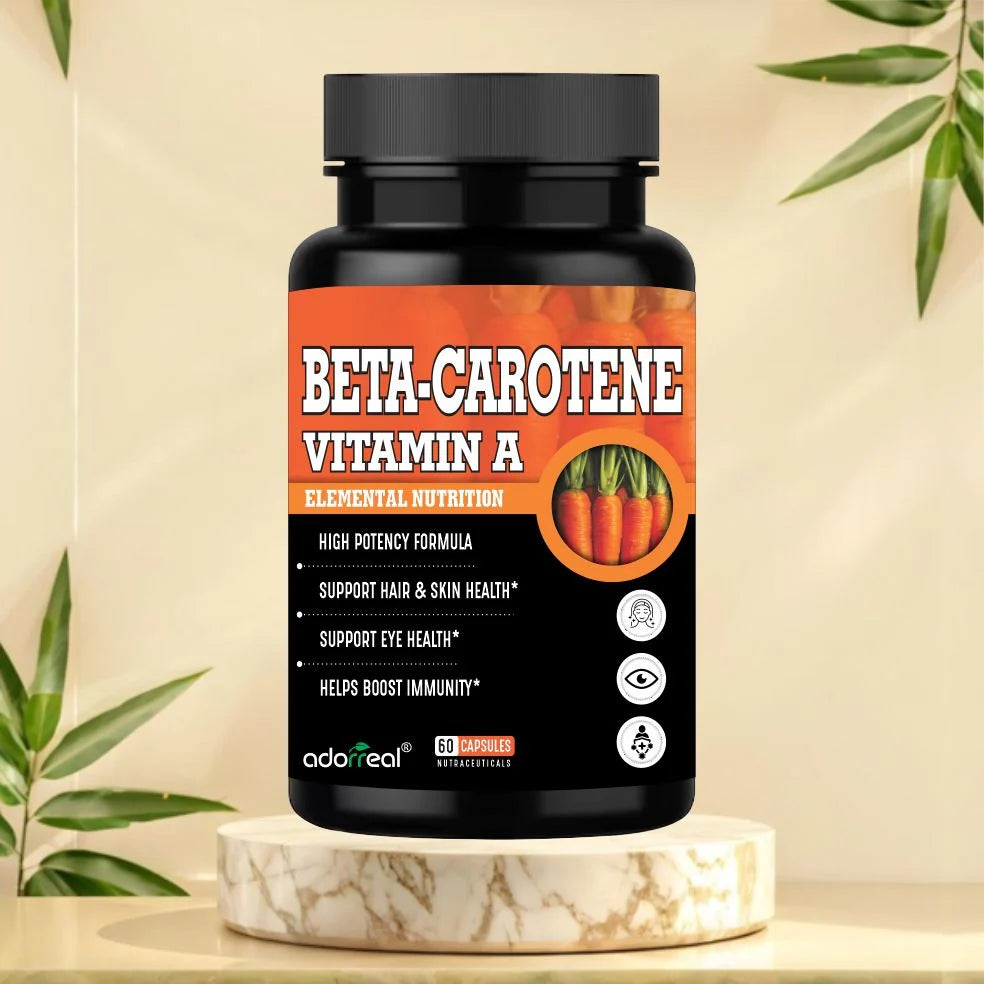 Adorreal Beta-Carotene Vitamin A Capsule | 60 Capsules