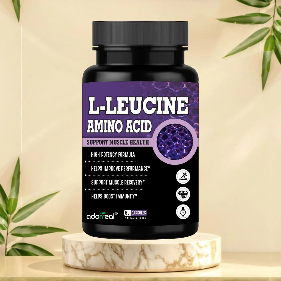 Adorreal L-Leucine Amino Acid Capsule | 60 Capsules