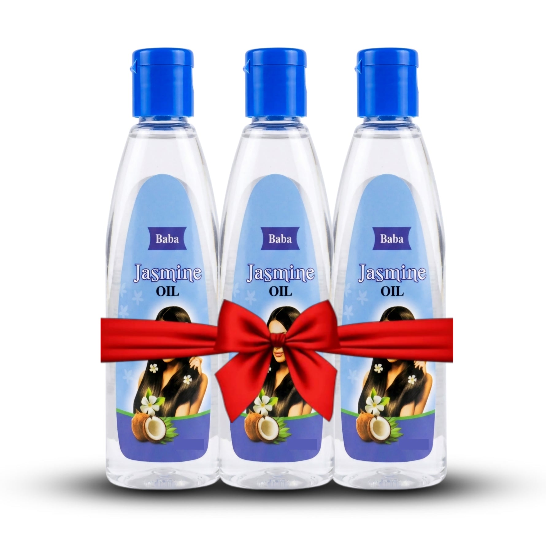 Mahida's Baba Jasmine Hair Oil - 445ml Oil (Pack of 3)