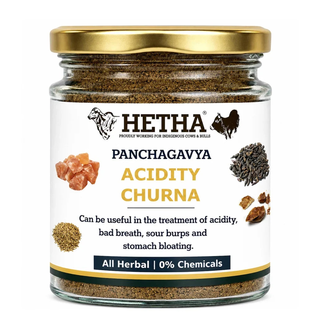Hetha Panchagavya Acidity Churna - 100g