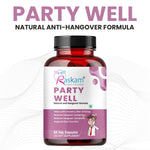 Raskam Party Well 60 Capsules- Anti Hangover Formula