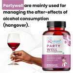 Raskam Party Well 60 Capsules- Anti Hangover Formula
