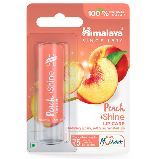 Himalaya Peach Shine Lip Care - 4.5gm