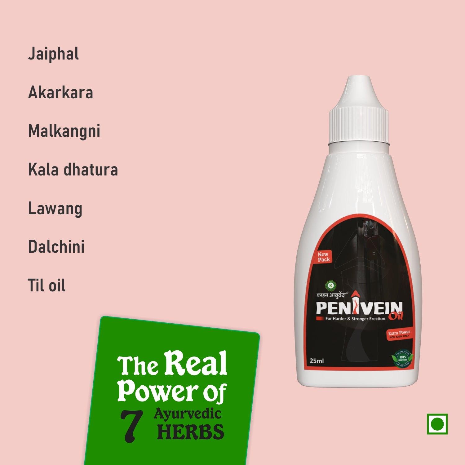 Kaahan Ayurveda Penivein Oil - 25ml Oil